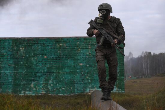 Испытания на право ношения крапового берета в Новосибирской области