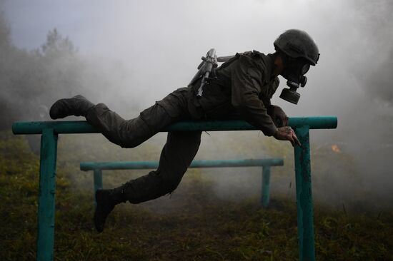 Испытания на право ношения крапового берета в Новосибирской области