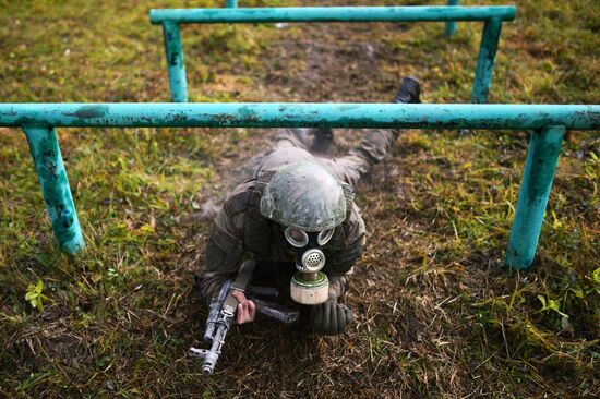 Испытания на право ношения крапового берета в Новосибирской области