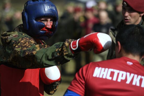 Испытания на право ношения крапового берета в Новосибирской области