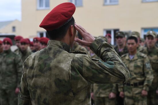 Испытания на право ношения крапового берета в Новосибирской области