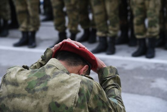 Испытания на право ношения крапового берета в Новосибирской области