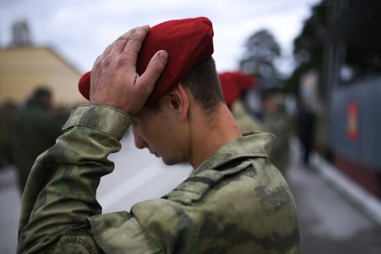 Испытания на право ношения крапового берета в Новосибирской области