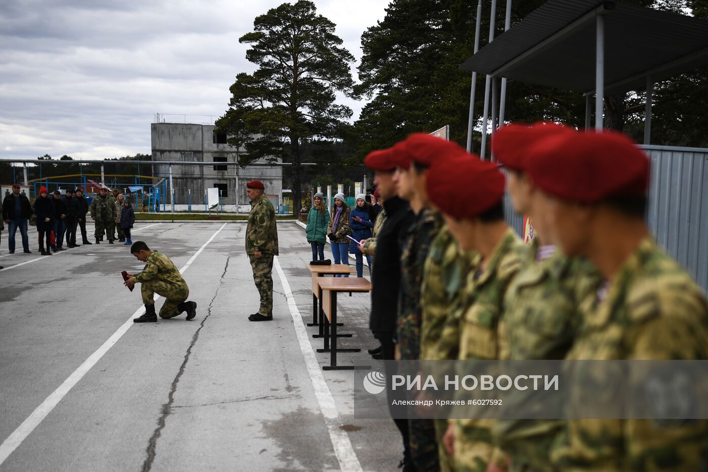 Испытания на право ношения крапового берета в Новосибирской области