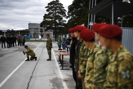 Испытания на право ношения крапового берета в Новосибирской области