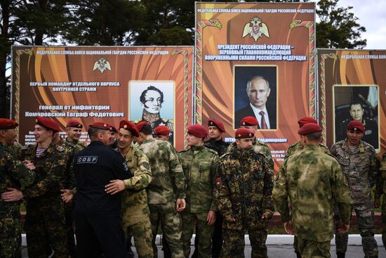 Испытания на право ношения крапового берета в Новосибирской области