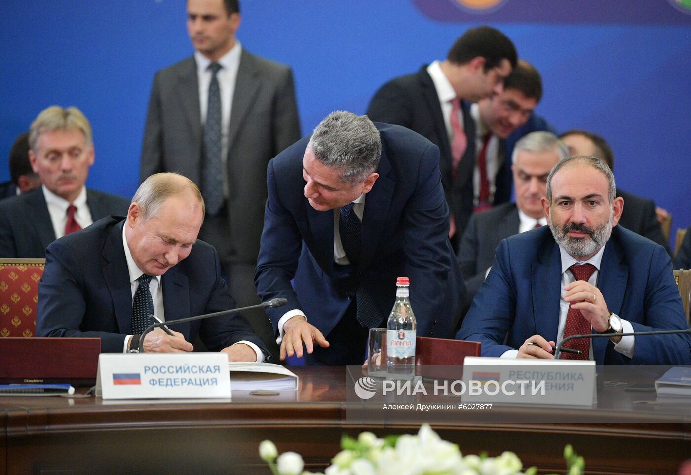 Рабочий визит президента РФ В. Путина в Армению