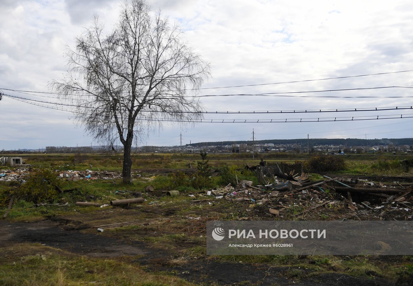 Ситуация в пострадавшем от наводнения г. Тулун