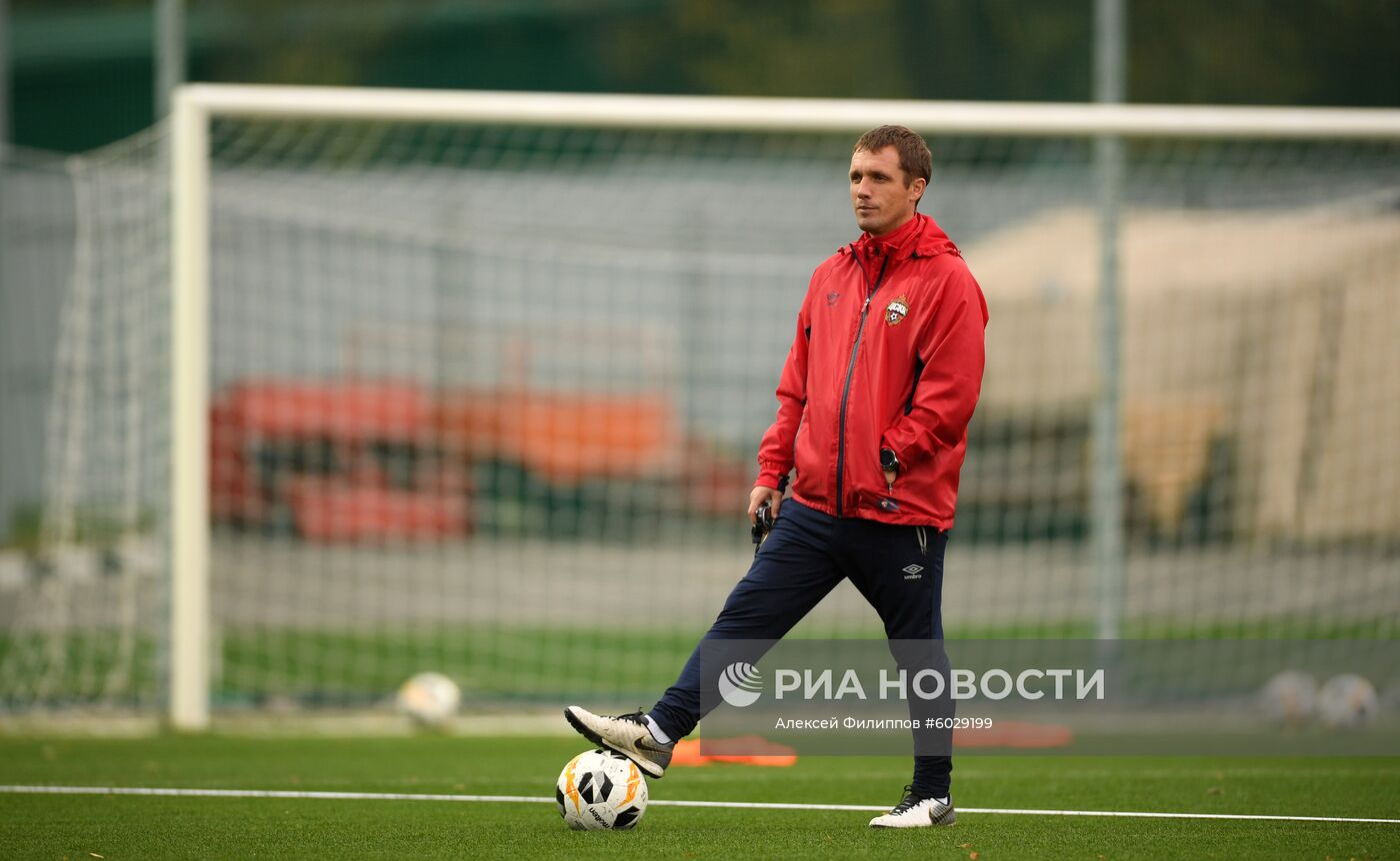 Футбол. Лига Европы. Тренировка ПФК ЦСКА