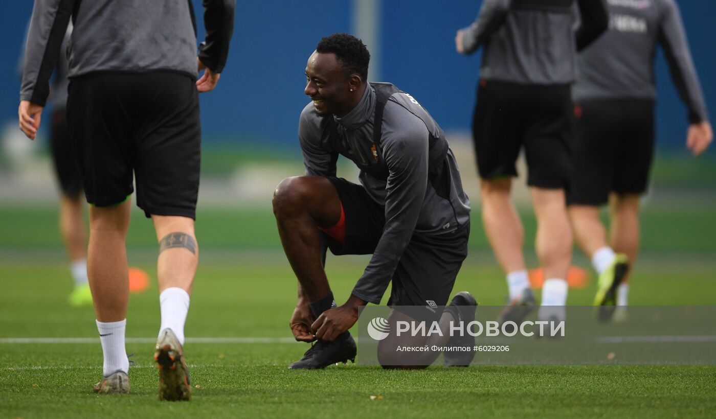 Футбол. Лига Европы. Тренировка ПФК ЦСКА