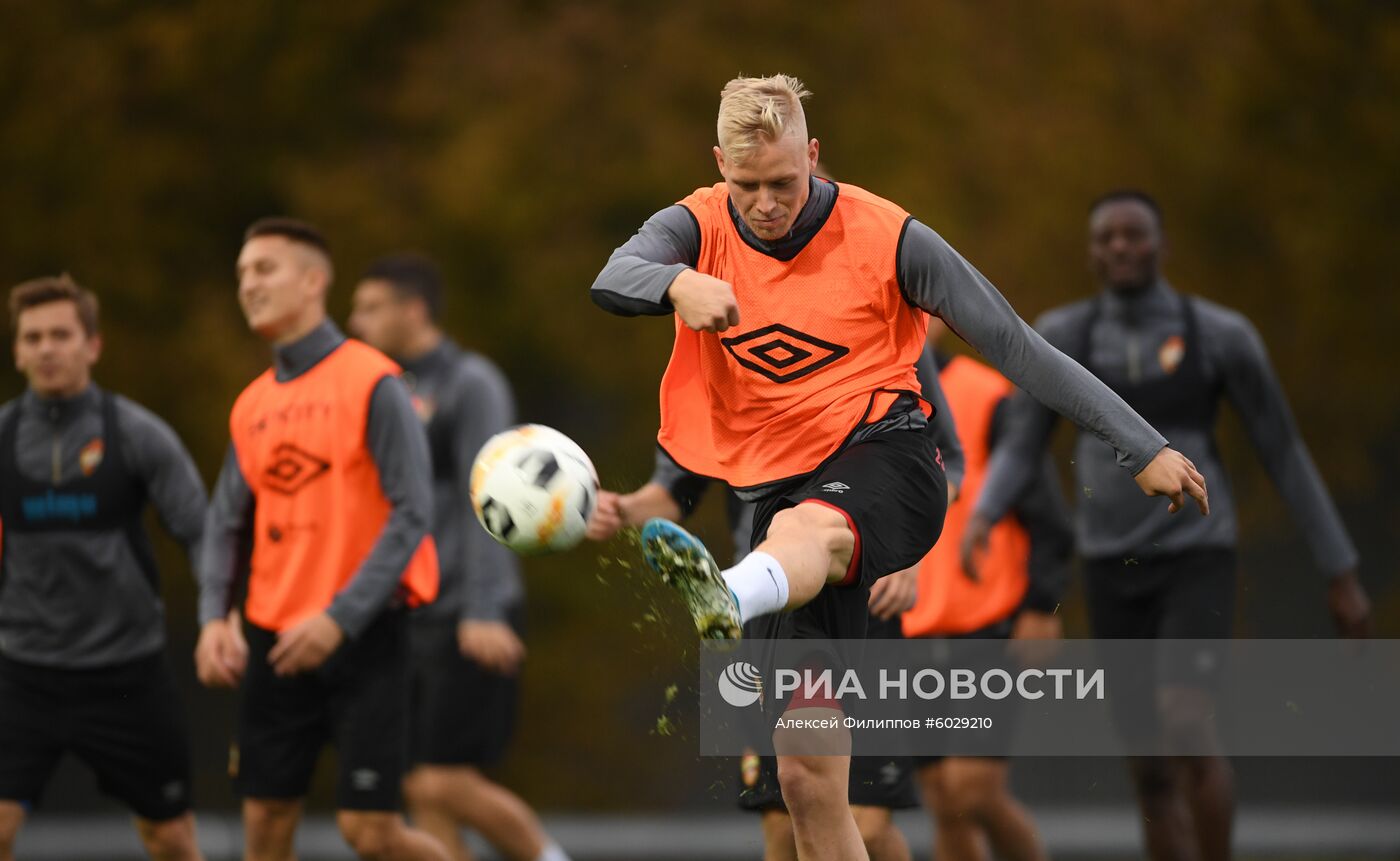 Футбол. Лига Европы. Тренировка ПФК ЦСКА