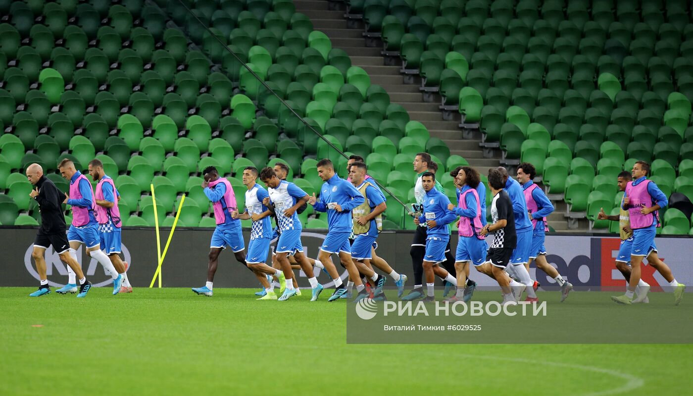 Футбол. Лига Европы. Тренировка ФК "Хетафе"