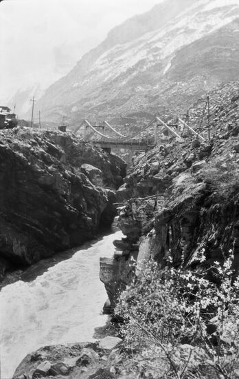 Река Вахш в Таджикистане