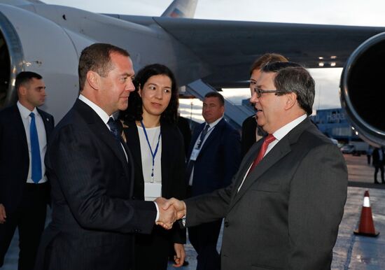 Визит премьер-министра РФ Д. Медведева на Кубу