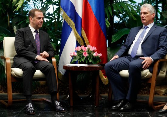 Визит премьер-министра РФ Д. Медведева на Кубу