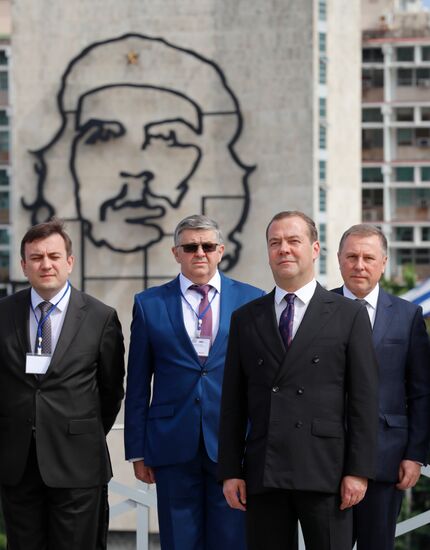 Визит премьер-министра РФ Д. Медведева на Кубу