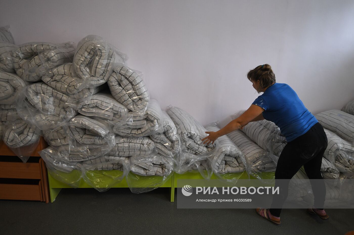 Ситуация в пострадавшем от наводнения г. Тулун