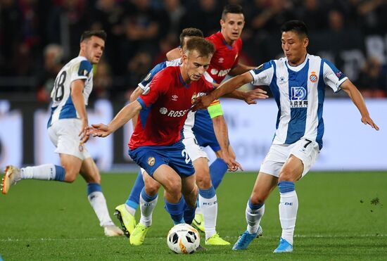 Футбол. Лига Европы. Матч ЦСКА - "Эспаньол"