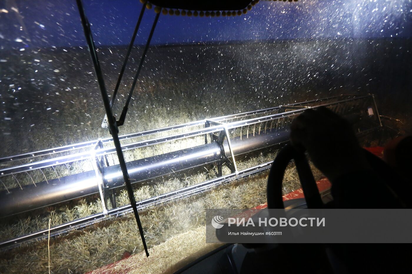 Уборка урожая рапса в Красноярском крае