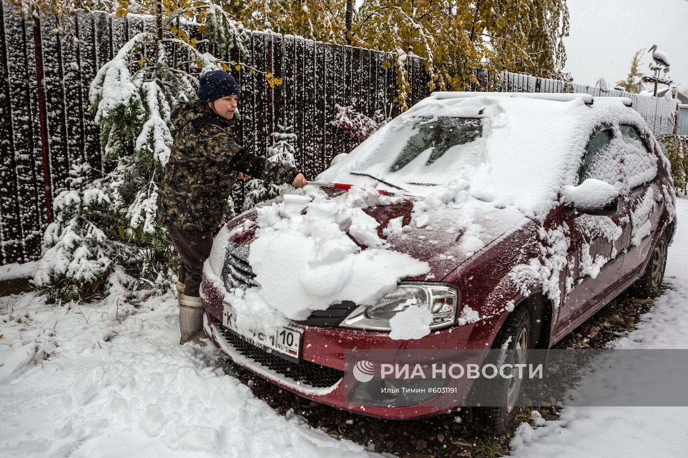 Снег в Петрозаводске