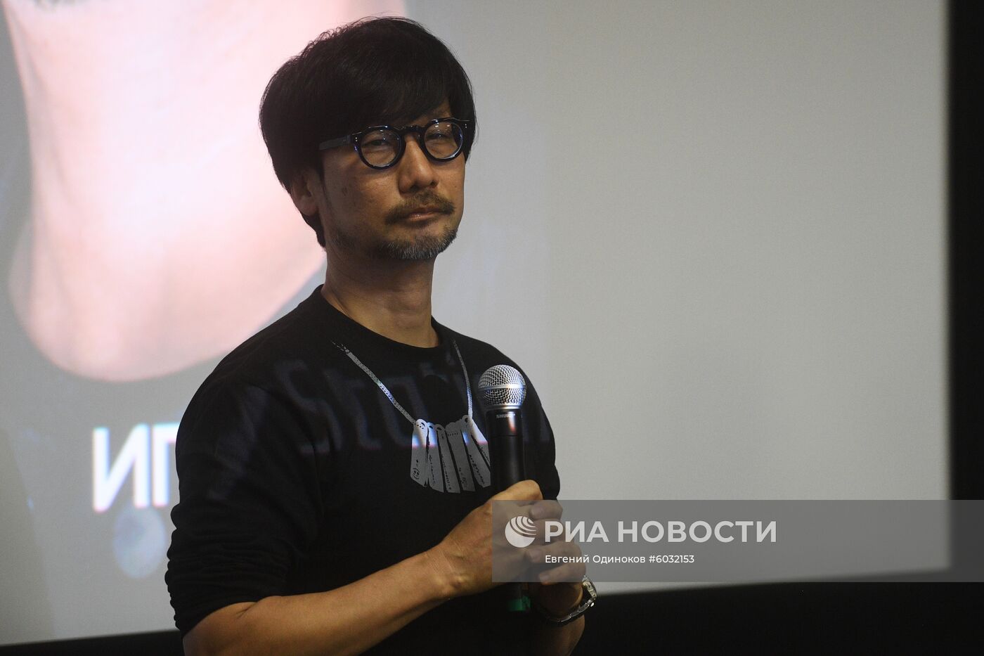 Основатель студии Kojima Productions Х. Кодзима на выставке "Игромир-2019"