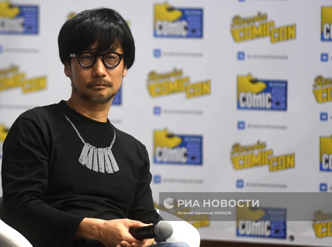 Основатель студии Kojima Productions Х. Кодзима на выставке "Игромир-2019"