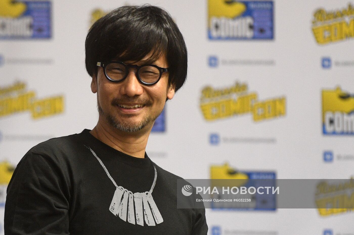 Основатель студии Kojima Productions Х. Кодзима на выставке "Игромир-2019"