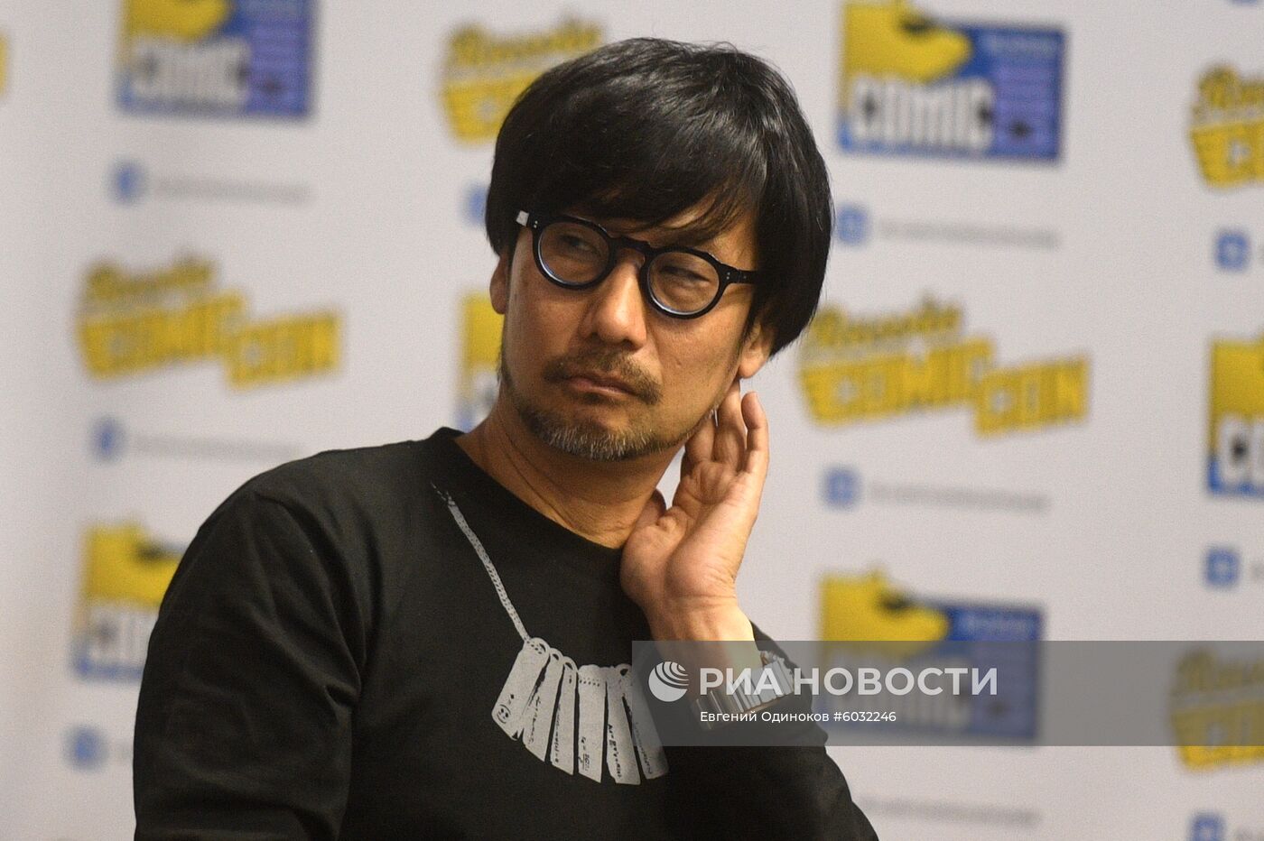 Основатель студии Kojima Productions Х. Кодзима на выставке "Игромир-2019"