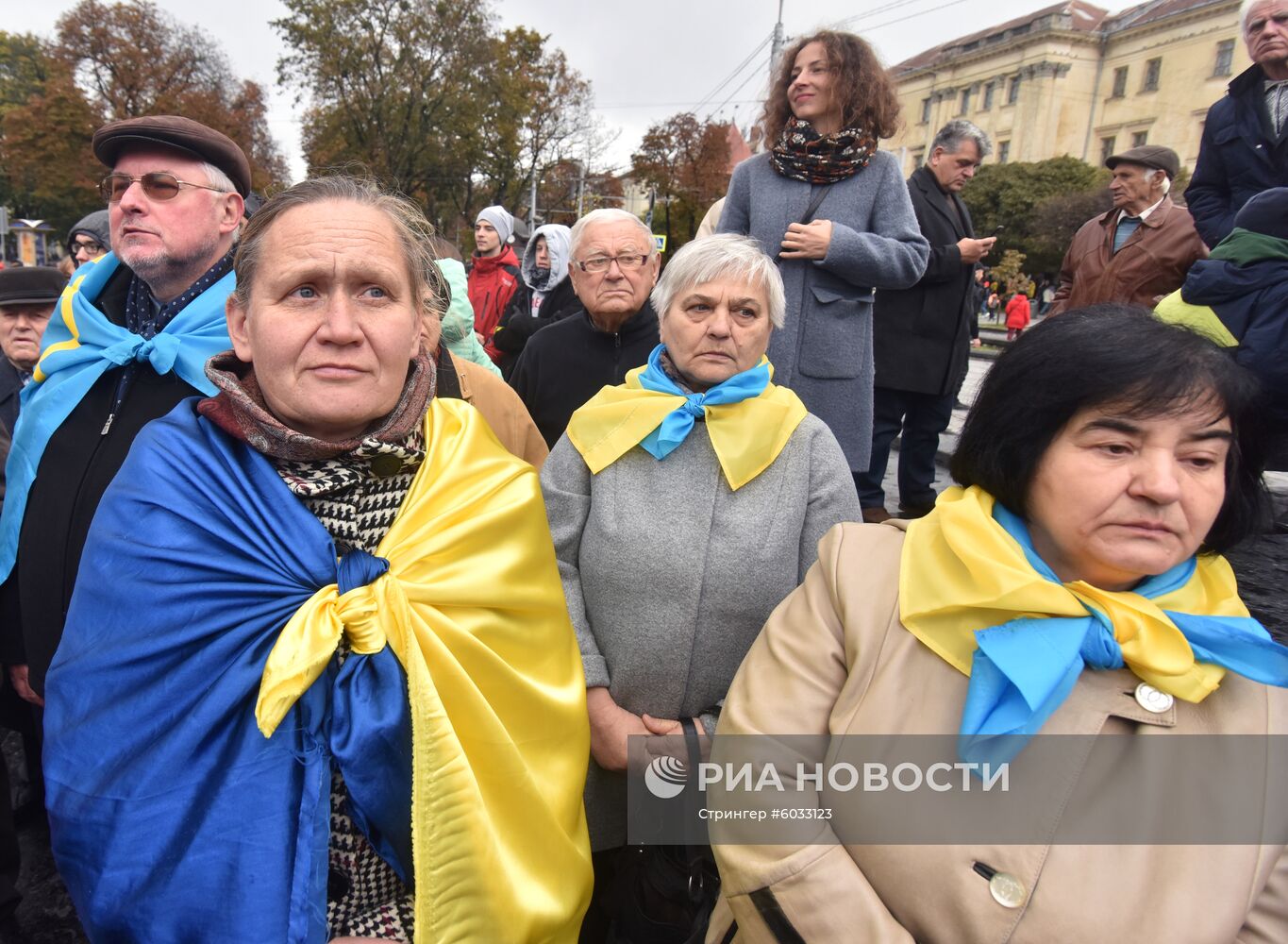 Акция националистов на Украине