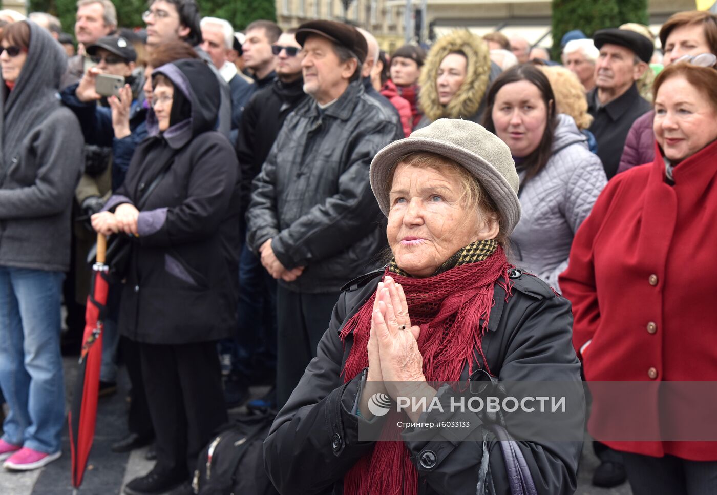 Акция националистов на Украине