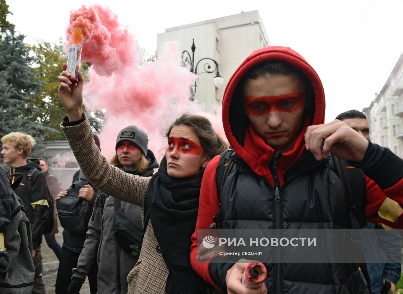 Акция националистов на Украине