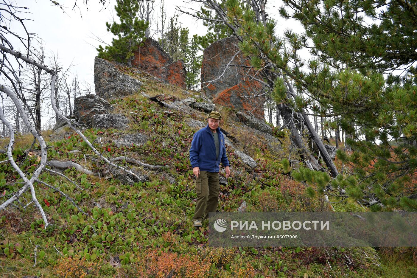 Отдых президента РФ В. Путина в Сибири