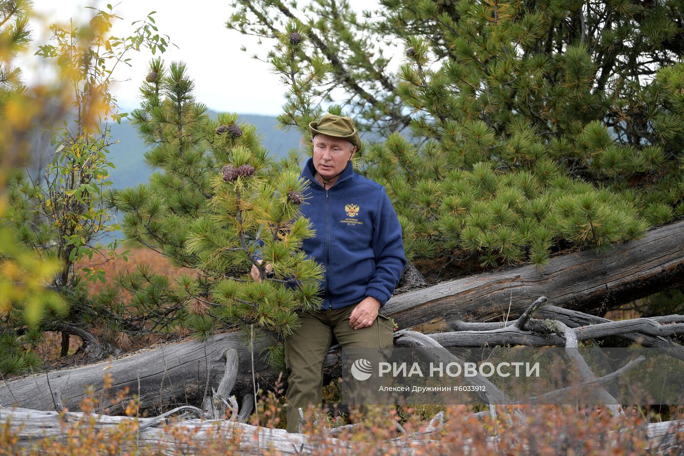 Отдых президента РФ В. Путина в Сибири