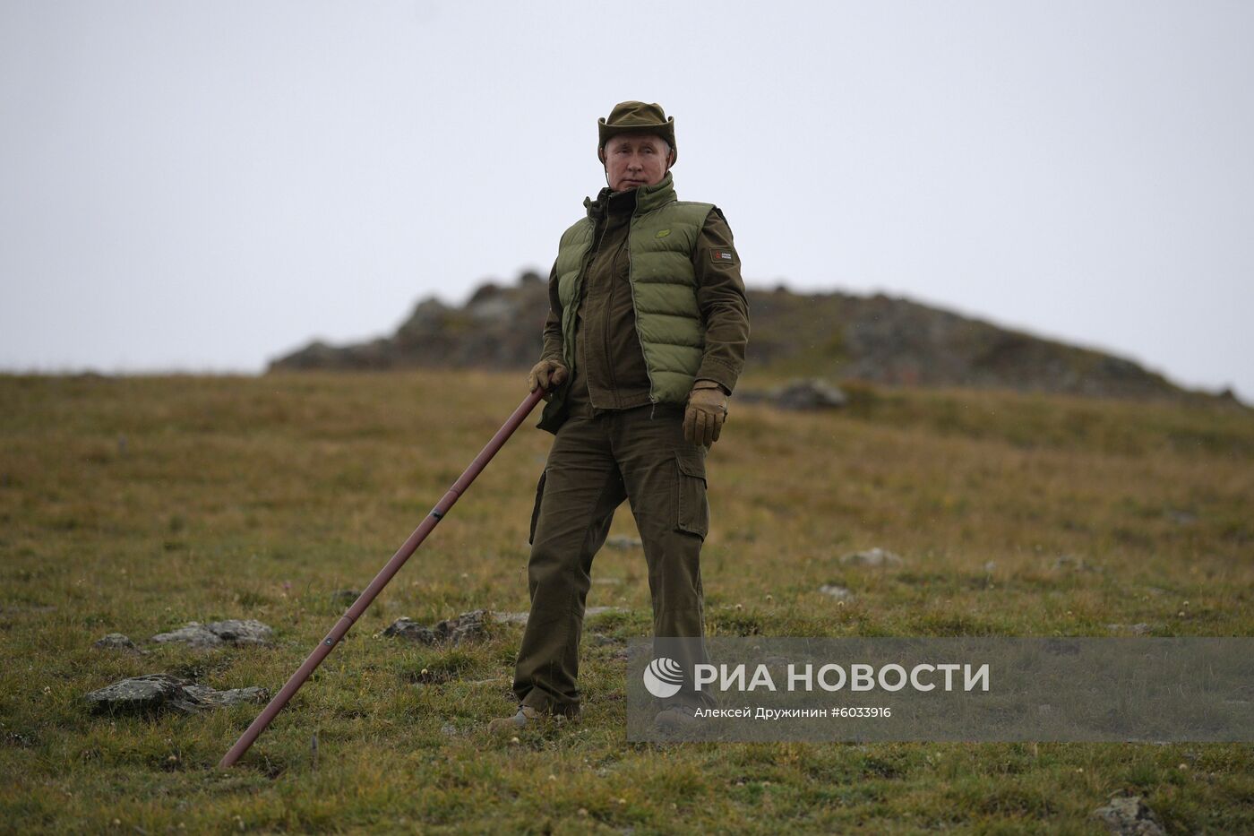 Отдых президента РФ В. Путина в Сибири