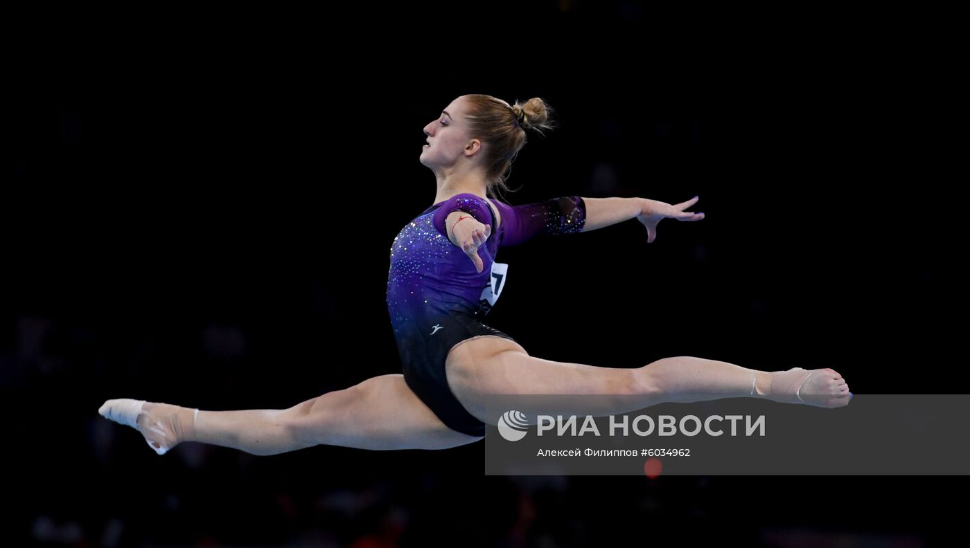 Спортивная гимнастика. Чемпионат мира. Женщины. Командное многоборье