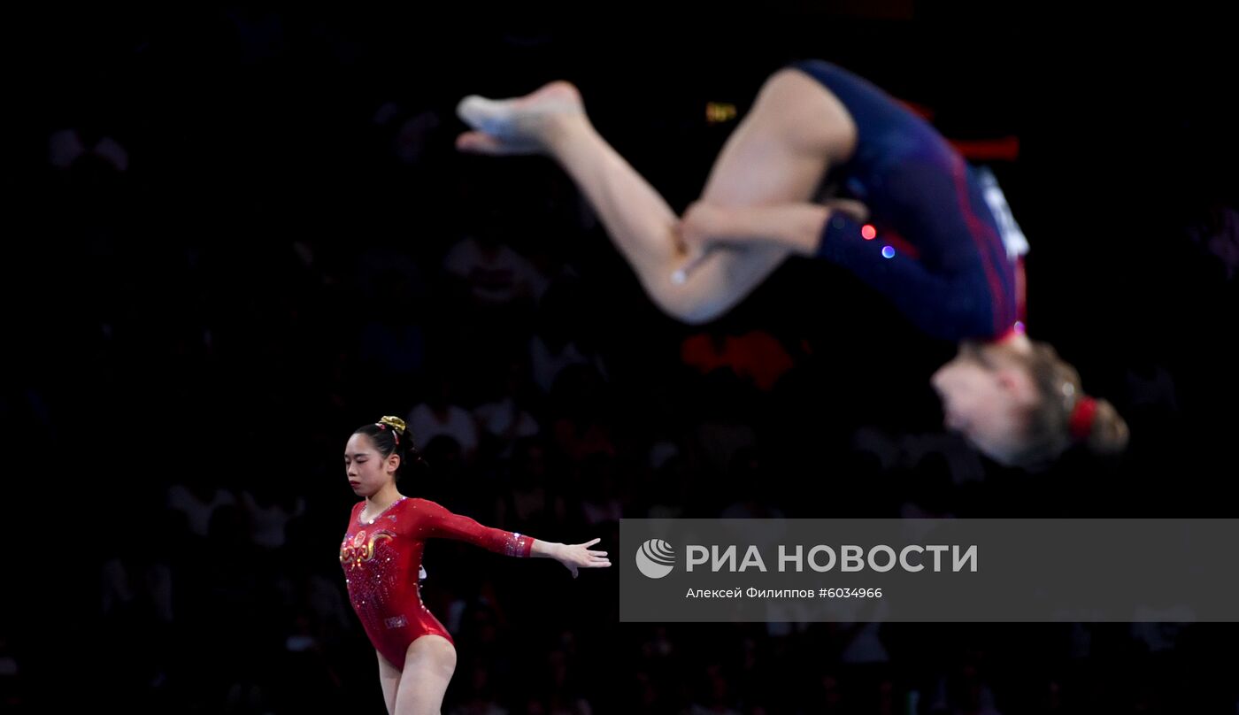 Спортивная гимнастика. Чемпионат мира. Женщины. Командное многоборье