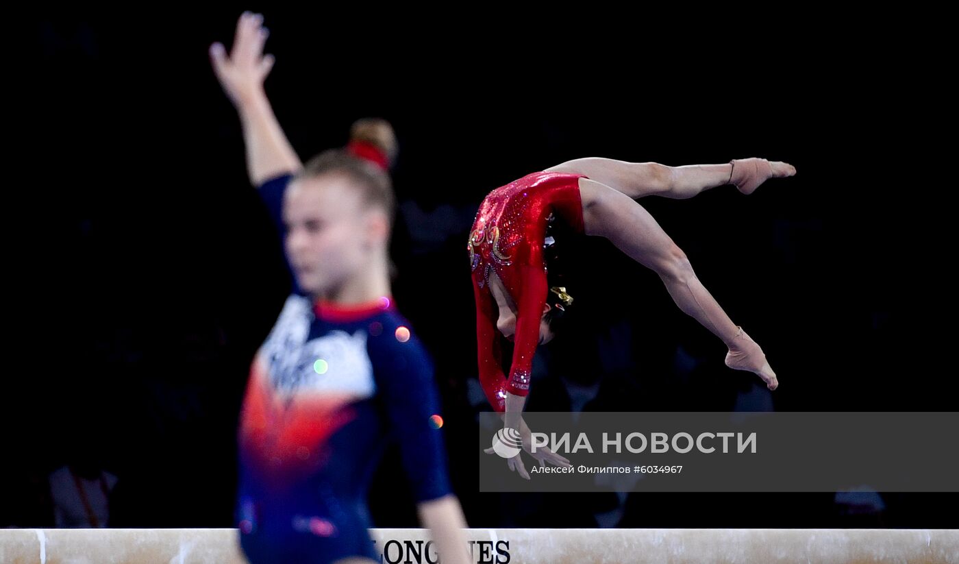 Спортивная гимнастика. Чемпионат мира. Женщины. Командное многоборье Спортивная гимнастика. Чемпионат мира. Женщины. Командное многоборье