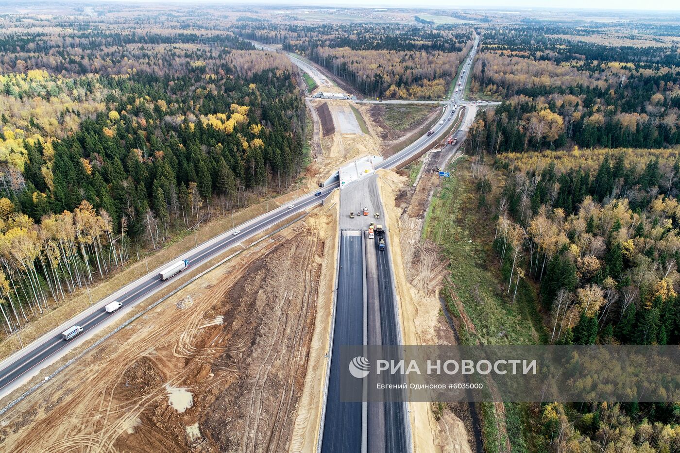 Строительство Центральной кольцевой автодороги