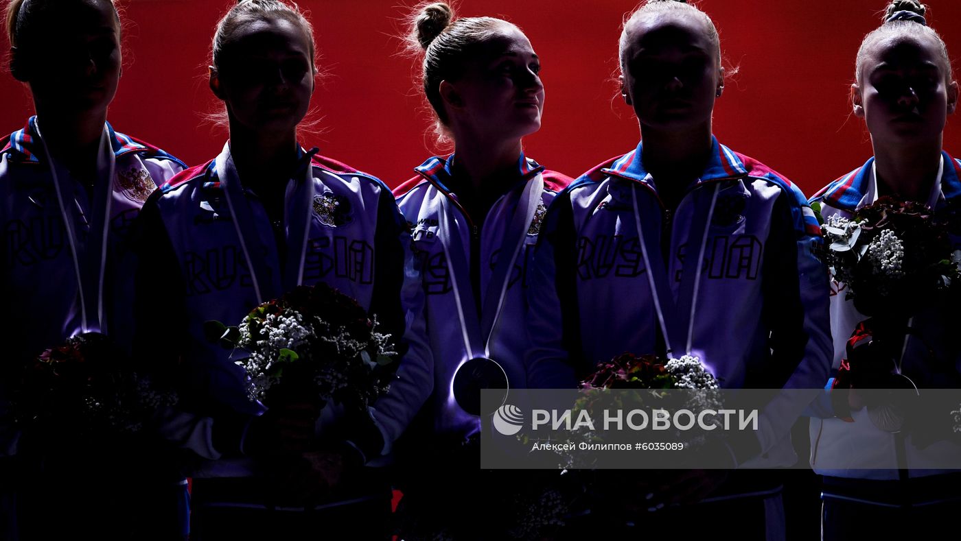 Спортивная гимнастика. Чемпионат мира. Женщины. Командное многоборье