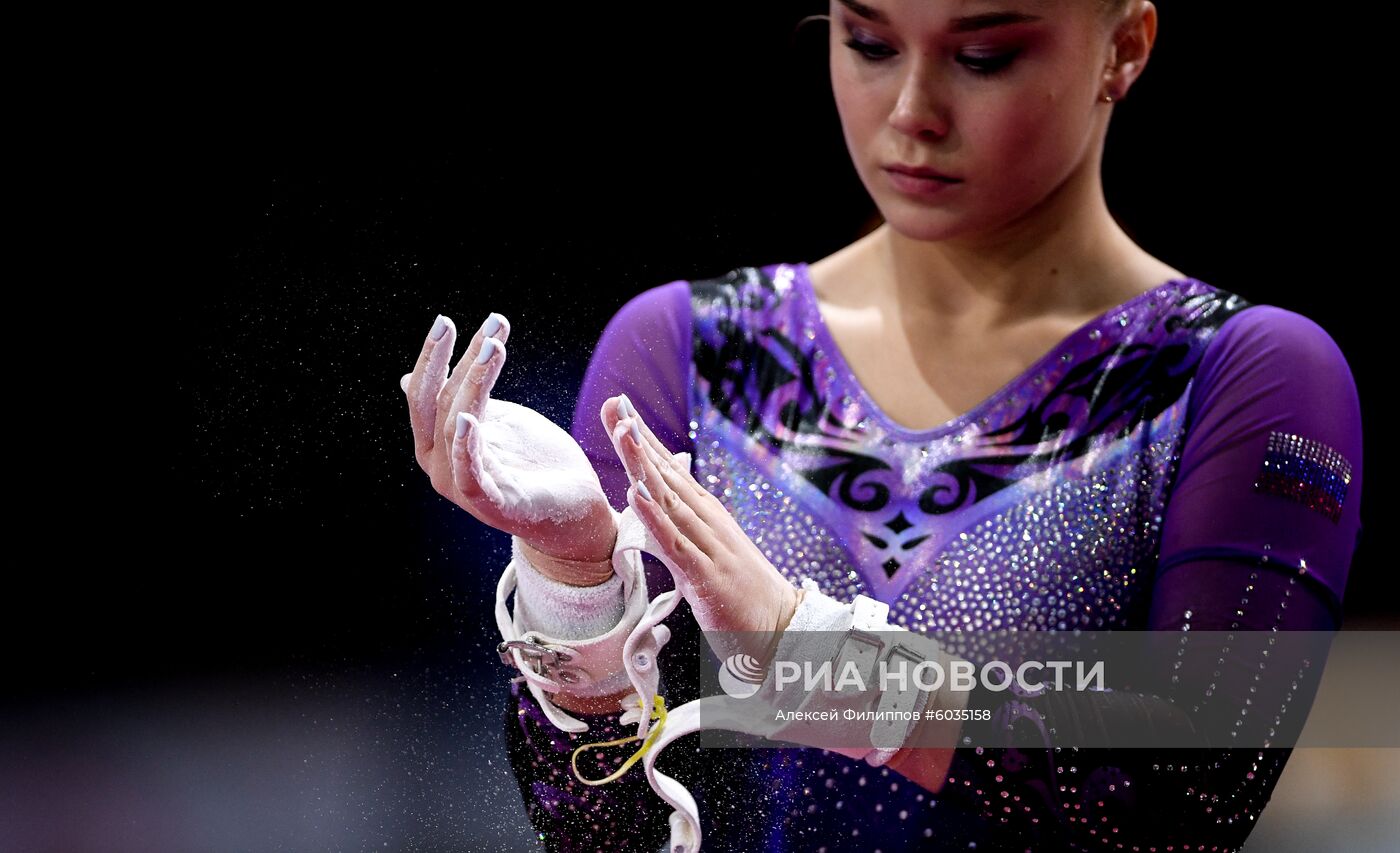 Спортивная гимнастика. Чемпионат мира. Женщины. Командное многоборье