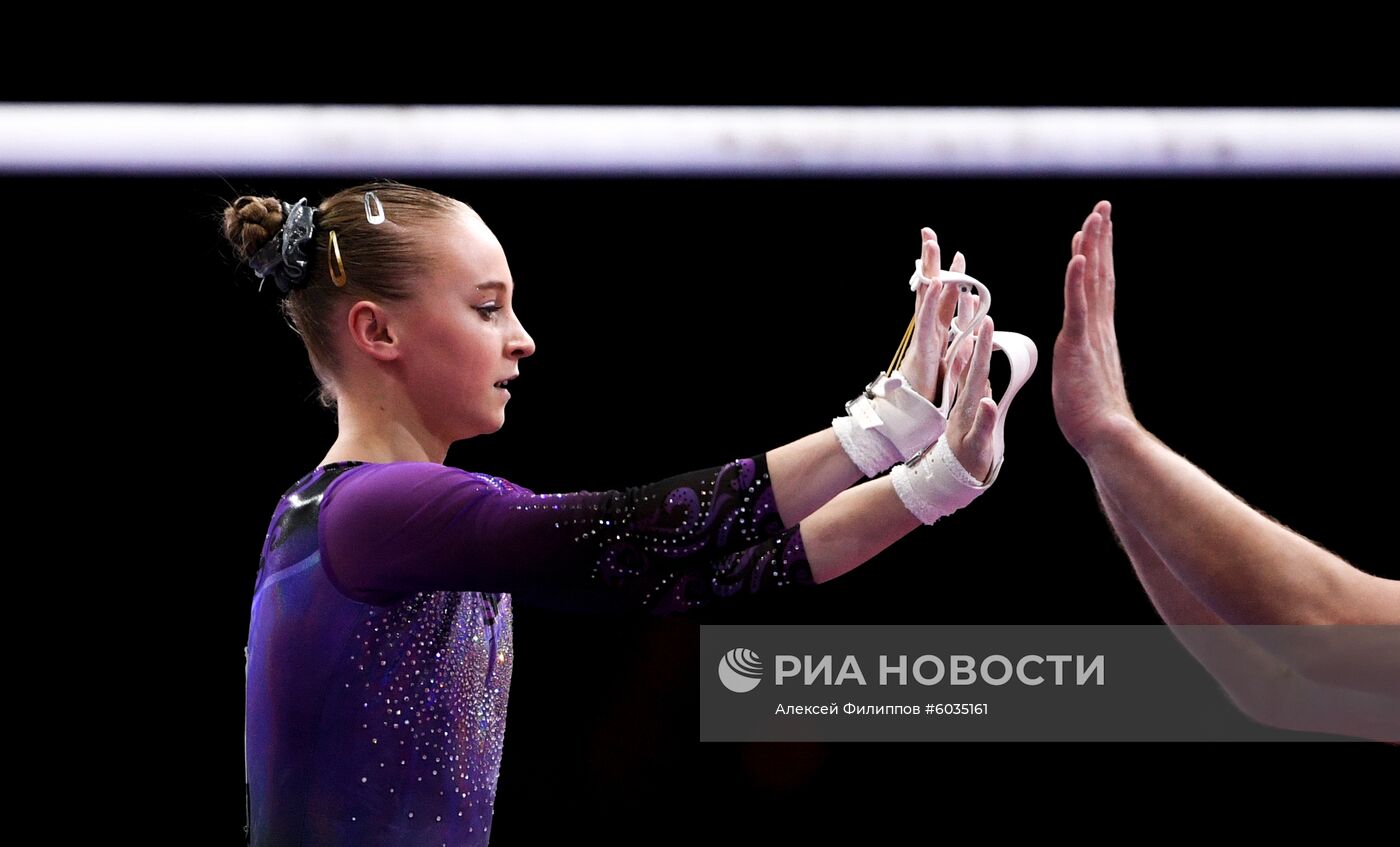 Спортивная гимнастика. Чемпионат мира. Женщины. Командное многоборье