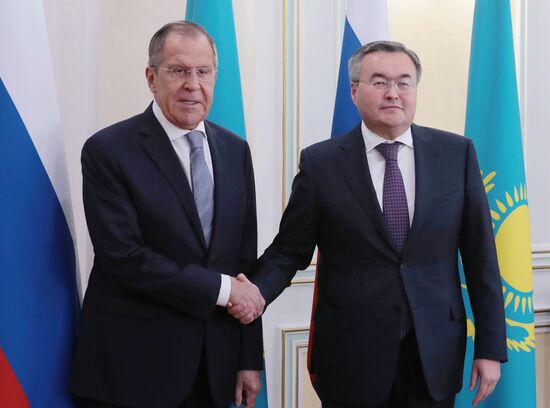 Визит министра иностранных дел РФ С. Лаврова в Казахстан