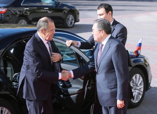 Визит министра иностранных дел РФ С. Лаврова в Казахстан