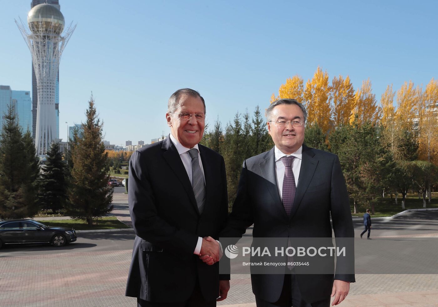 Визит министра иностранных дел РФ С. Лаврова в Казахстан