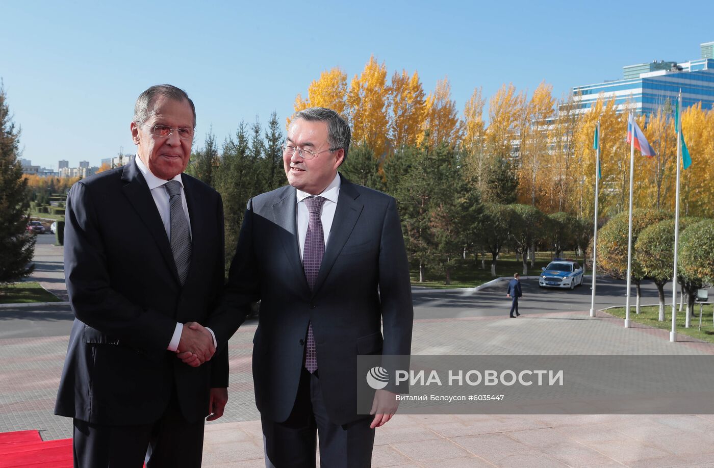Визит министра иностранных дел РФ С. Лаврова в Казахстан