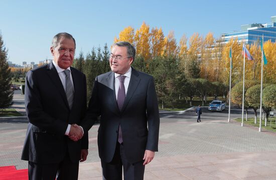 Визит министра иностранных дел РФ С. Лаврова в Казахстан