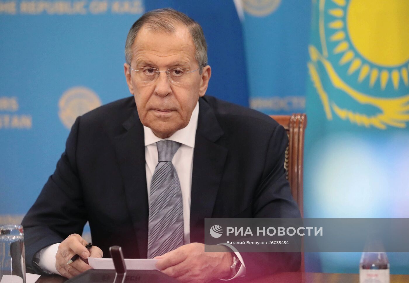 Визит министра иностранных дел РФ С. Лаврова в Казахстан