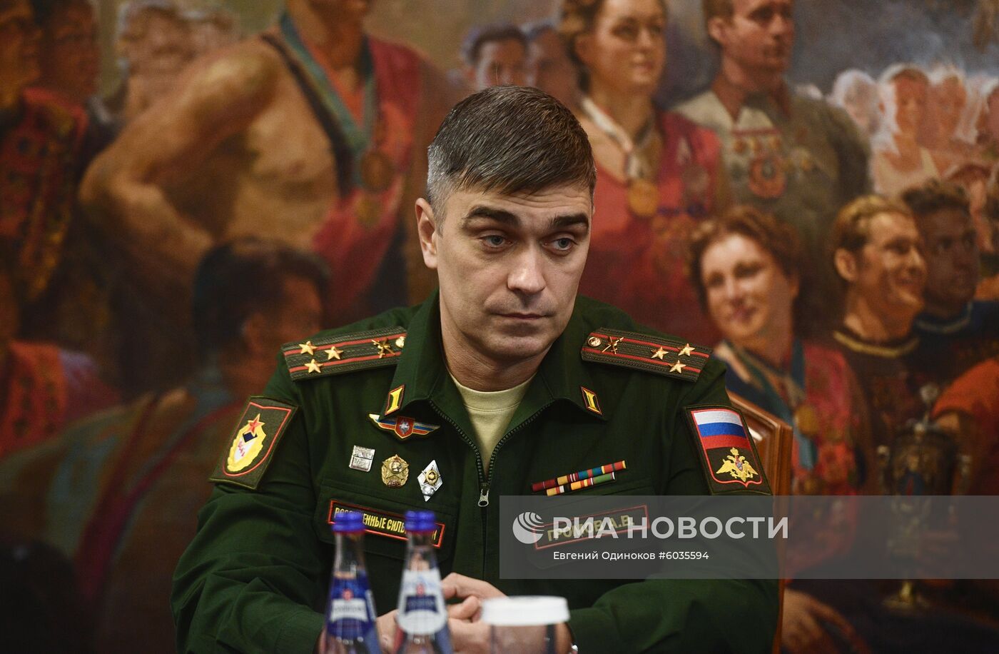 Проводы спортсменов сборной ВС РФ на VII Всемирные военные игры