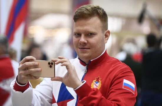 Проводы спортсменов сборной ВС РФ на VII Всемирные военные игры