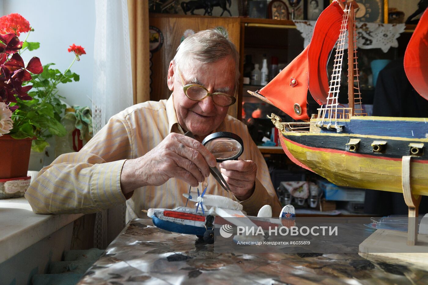 Ветеран Великой Отечественной войны Г. Глазырин